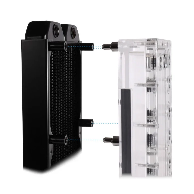 Montageset Alphacool 15725 Schwarz Edelstahl 25 mm 10 g