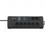 Power extension Brennenstuhl 1256000698 3 m 8 AC outlets Indoor Schwarz