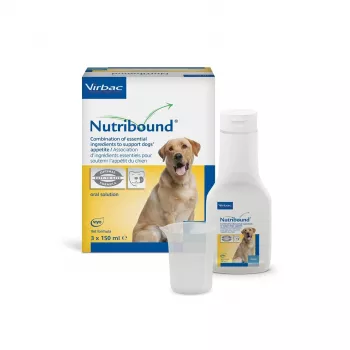 VIRBAC Nutribound Erholungsergänzung für Hunde 3 x 150 ml