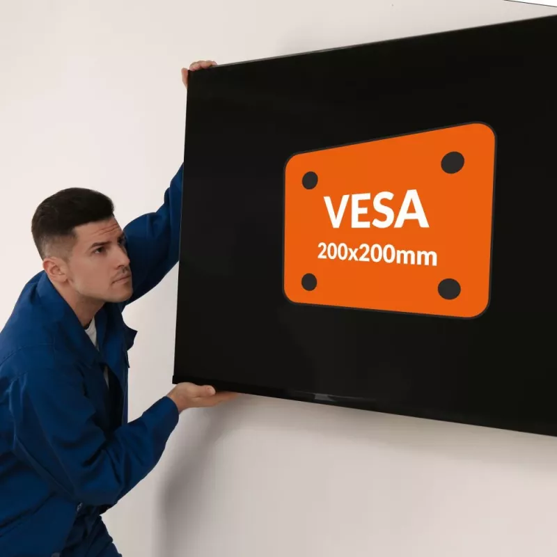 TV-Wandhalterung MANTA P10 für 14–43 Zoll Bildschirme, VESA-kompatibel