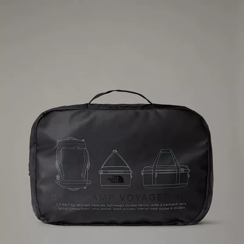 Reisetasche The North Face Base Camp Voyager Duffel 42L - TNF Black/asphalt Grau