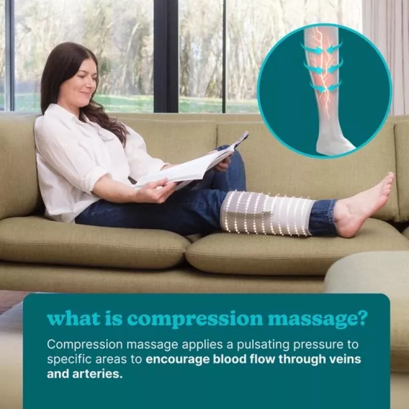 Wadenbandage HoMedics SR-CMXCE10HBND modulares Kompressionssystem mit Steuergerät