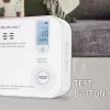 Kohlenmonoxid-Sensor QOLTEC 52577 — batteriebetriebener Alarm, 85 dB Schallpegel