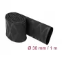 Schrumpfschlauch DeLOCK 19596 X-Muster rutschfest 1 m x 30 mm schwarz