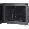 Kombi-Mikrowelle Sharp YC-MG01E-S — 20 l, 800 W Mikrowelle, 1000 W Grill, 5 Leistungsstufen, Drehregler, 25,5 cm Drehteller