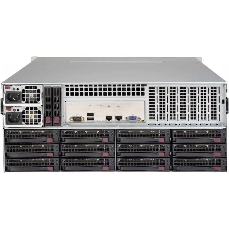 Supermicro SuperChassis 847BA-R1K23LPB 4U 36-Bay Server Chassis 1200W Redundant