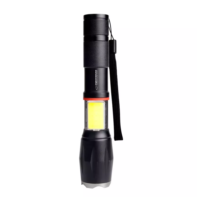 Esperanza Dione Schwarze Handtaschenlampe LED