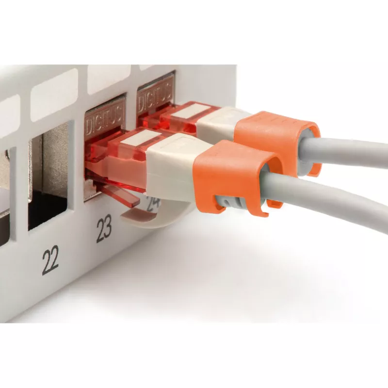 Farbcodierungsclip Digitus Color Clips für Patchkabel A-CC-O Orange
