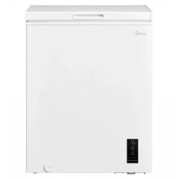 Midea Gefrierschrank | MDRC207FEE01 | Energieeffizienzklasse E | Truhe | freistehend | Höhe 85 cm | Gesamtnutzinhalt 142 L | Weiß