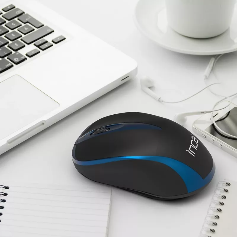 Cian Technology GmbH INCA Maus IWM-221RSMV Nano-USB Wireless 1000 DPI BL/SW Retail - Maus