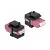 Keystone-Modul LC Duplex Buchse auf LC Duplex Buchse DeLOCK