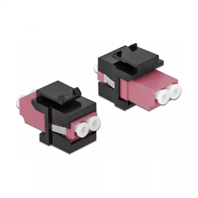 Keystone-Modul LC Duplex Buchse auf LC Duplex Buchse DeLOCK