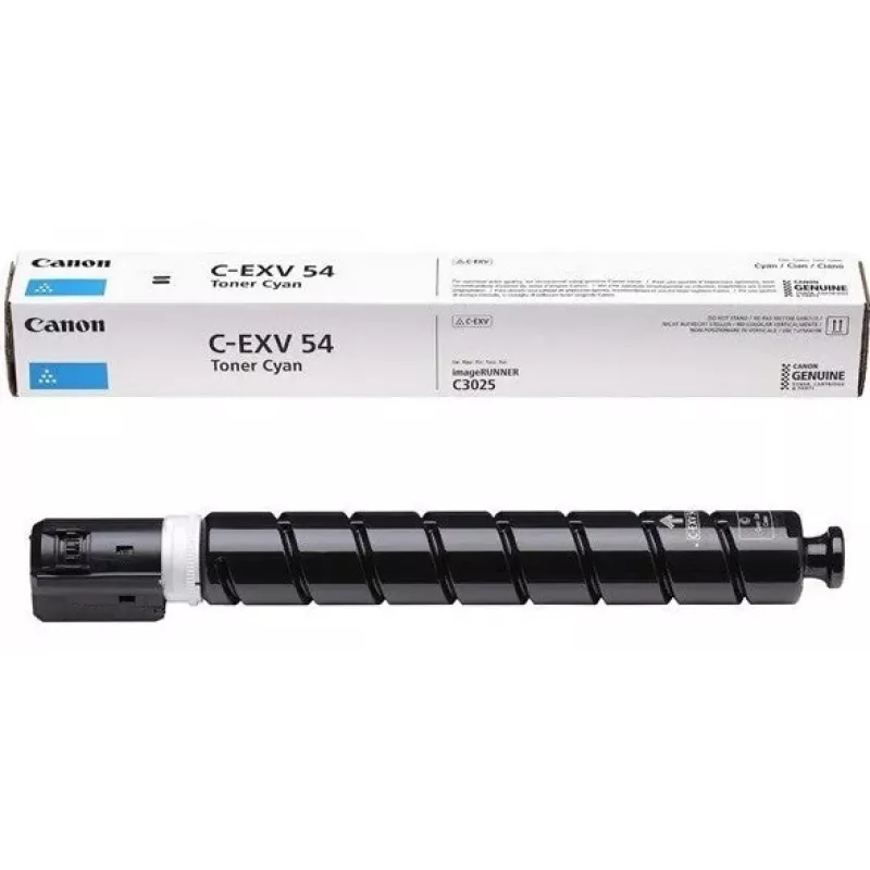 Toner-Kartusche Canon C-EXV 54 Cyan (Modell 1395C002) für kompatible imageRUNNER Drucker