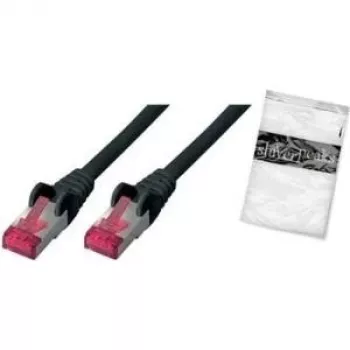 Netzwerkkabel ShiverPeaks BS75711-AS 1m Cat6a S/FTP Schwarz