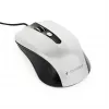 Kabelgebundene beidhändige optische Maus GEMBIRD MUS-4B-01-BS, USB Typ-A, 1200 DPI, 4 Tasten, schwarz/silber