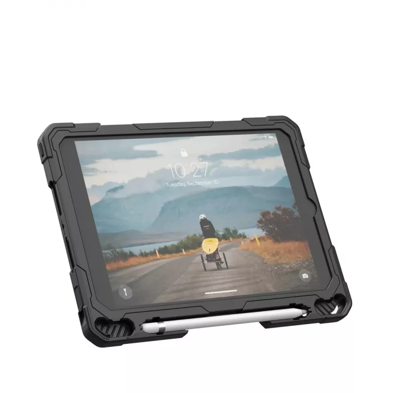 Tablet-Bumper-Case Urban Armor Gear Plasma Healthcare für Apple iPad 10.9 Zoll (10. Gen, 2022) — 27,7 cm, Stand-Modus, 0,49 kg