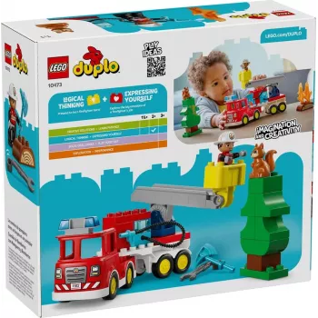 LEGO DUPLO 10473 Feuerwehrauto mit Schlauch und Feuerwehrmann