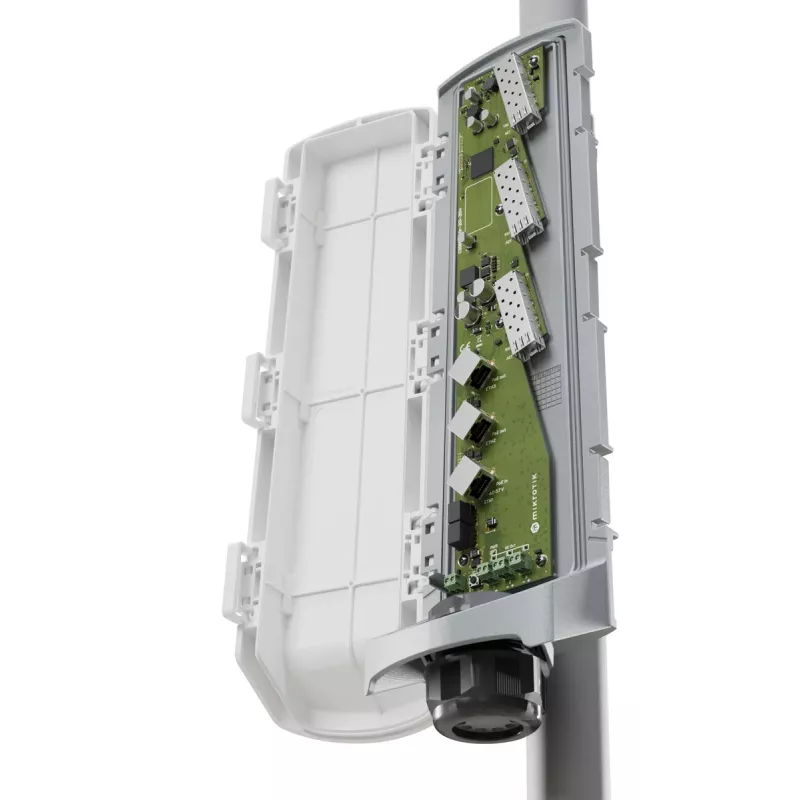 Netzwerk-Switch MikroTik CSS606-1G-2Gi-3S+OUT 6-Port-Switch mit 1G und 10G SFP+ Uplinks