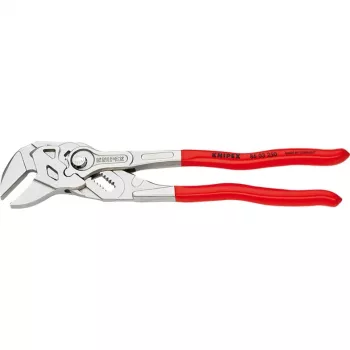 Knipex Zangenschlüssel 250 vernickelt PVC polierte Backen