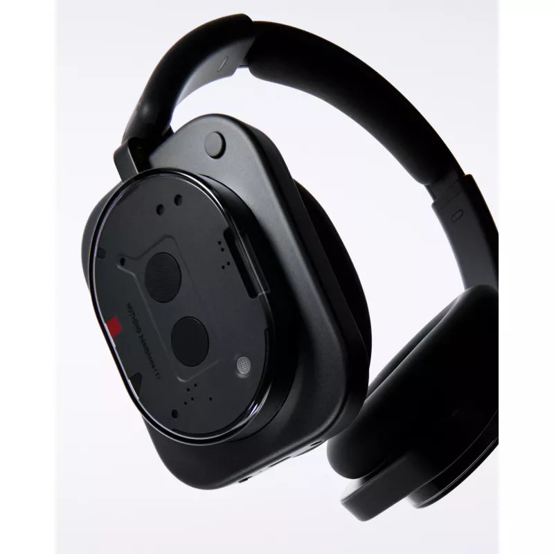 Over-Ear Noise-Cancelling-Kopfhörer Nothing Headphone (1) — Schwarz, aktive Geräuschunterdrückung, kabelgebunden & kabellos