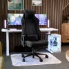 Arozzi Soft Fabric/Metal/Aluminium | Gaming-Stuhl | Vernazza Soft Fabric | Pure Black