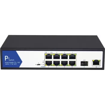 Gigabit Ethernet Switch VALUE 21.99.1193 10/100/1000 Mbps, unmanaged, 8 Ports
