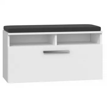 Schuhschrankaufsatz e shop RIVA SZAFKA BIEL — geschlossen, weiß, Spanplatte, 850×460 mm