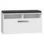 Schuhschrankaufsatz e shop RIVA SZAFKA BIEL — geschlossen, weiß, Spanplatte, 850×460 mm