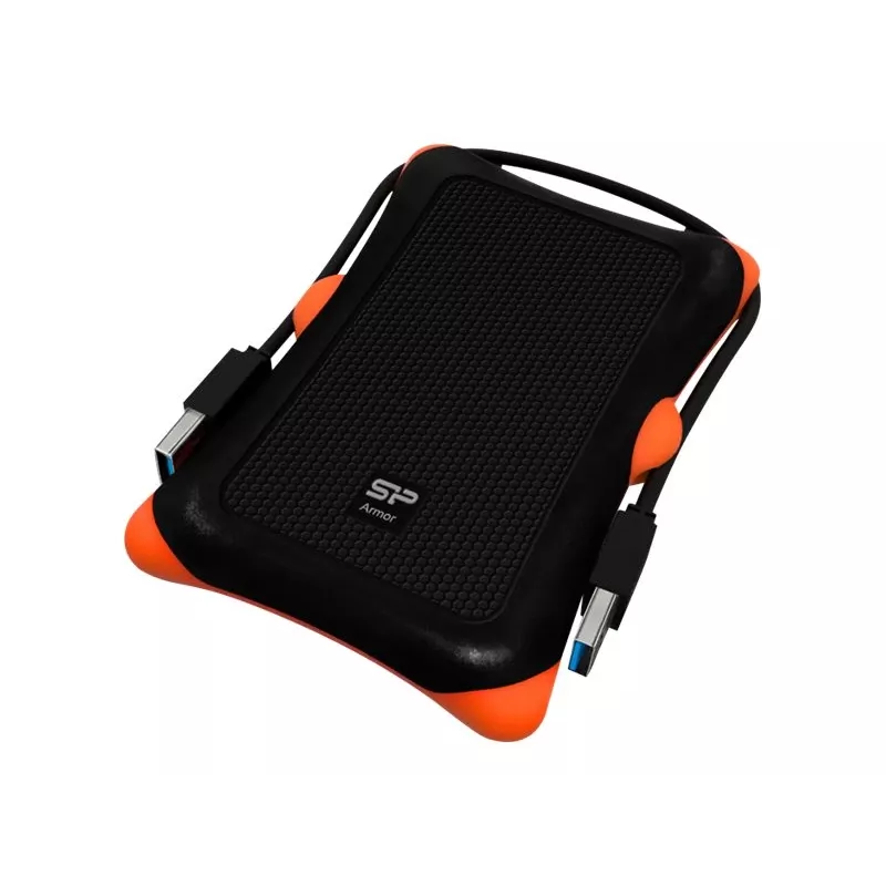 HDD/SSD-Gehäuse Silicon Power Armor A30, 2,5 Zoll Single-Bay, USB 3.2 Gen 1, Micro-USB A, orange/schwarz