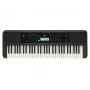 Tastatur YAMAHA PSR-E383 — Tragbares 61-Tasten-MIDI-Tastatur, LCD-Display, USB, integrierte Lautsprecher, batteriebetrieben (6), Schwarz
