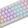 Mechanische Tastatur White Shark Wakizashi-2 US Red Switch, Tenkeyless/US-Layout, Weiß