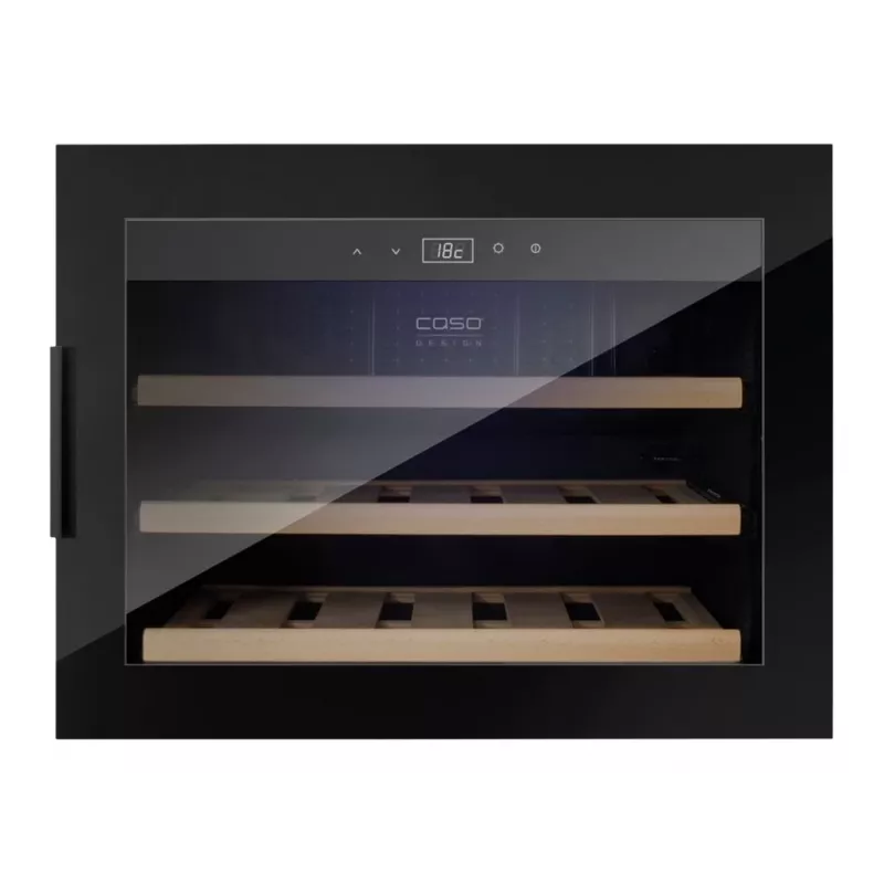 Caso WineSafe 18 EB Schwarz Kompressor-Weinkühlschrank 18 Flasche(n)