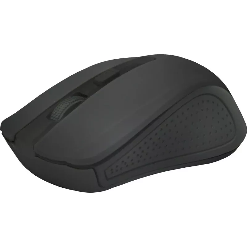 Kabellose RF-Maus DEFENDER Accura MM-935 — optisch 1600 DPI, beidhändig, 3 Tasten, USB-Empfänger, schwarz