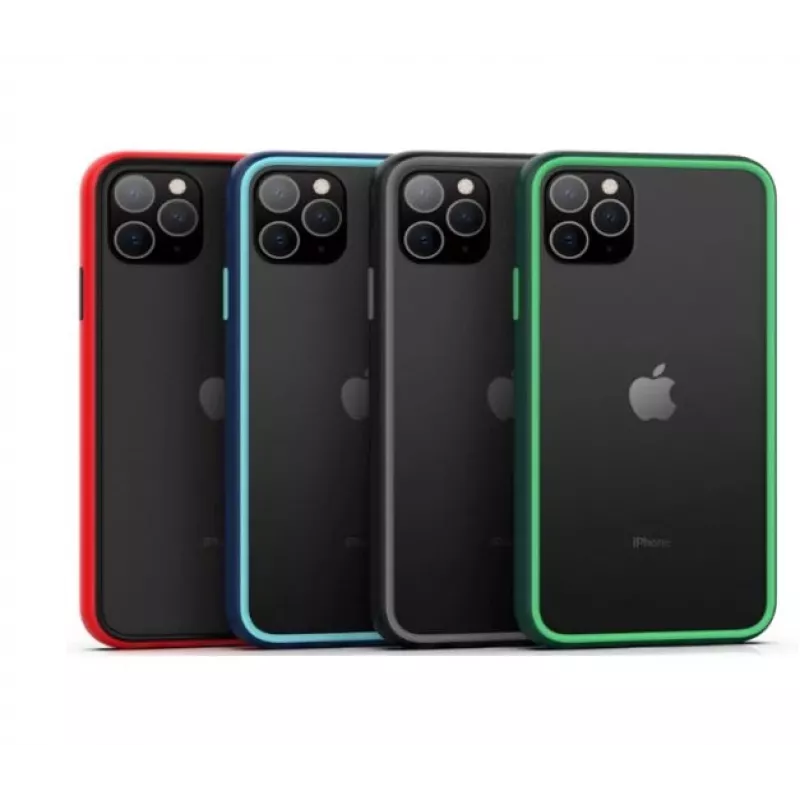 Schützende stoßfeste Hülle COMMA Joy für iPhone 11 Pro, rot — stoßdämpfendes Schutzcover