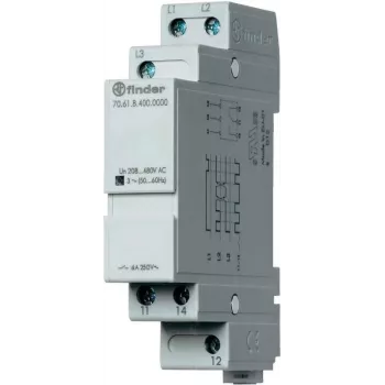Finder Netzüberwachungsrelais 70.61.8.400.0000 70.61.8.400.0000 3-Phasen-Netzüberwachung (208 - 480 V/AC), Phasenfolge (70.61.8.400.0000)