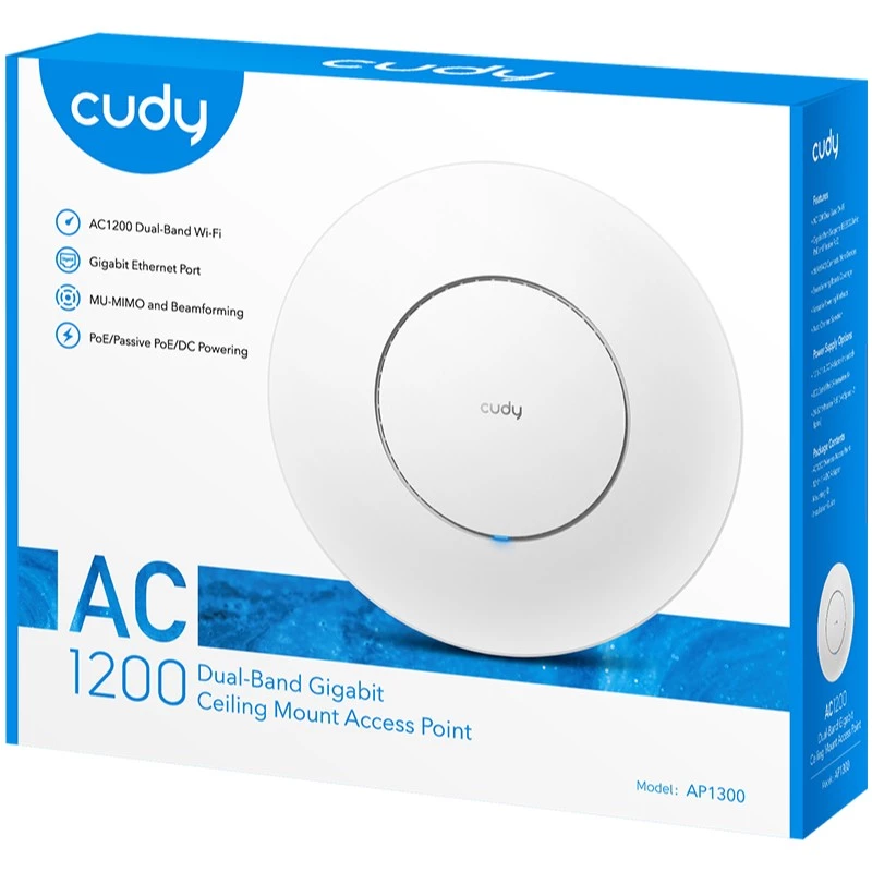 Cudy AC1300 Weiß Power over Ethernet (PoE)