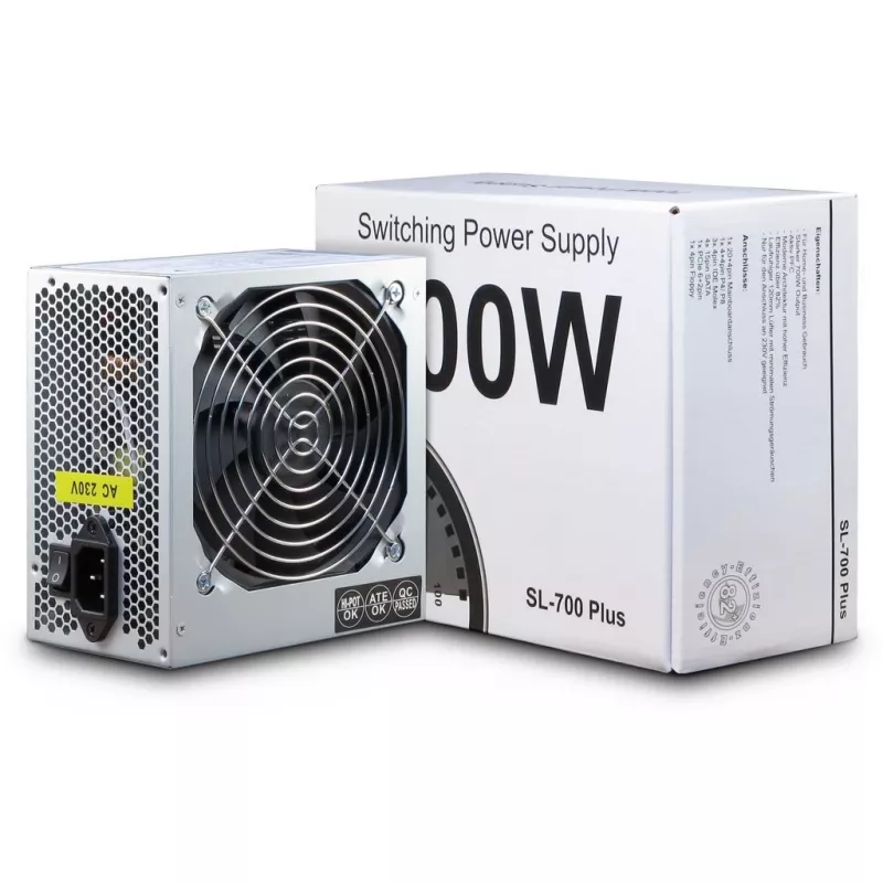 Inter-Tech SL-700 Plus - Netzteil (intern) - ATX12V 2.4 - AC 230 V - 700 Watt - aktives PFC (88882141)