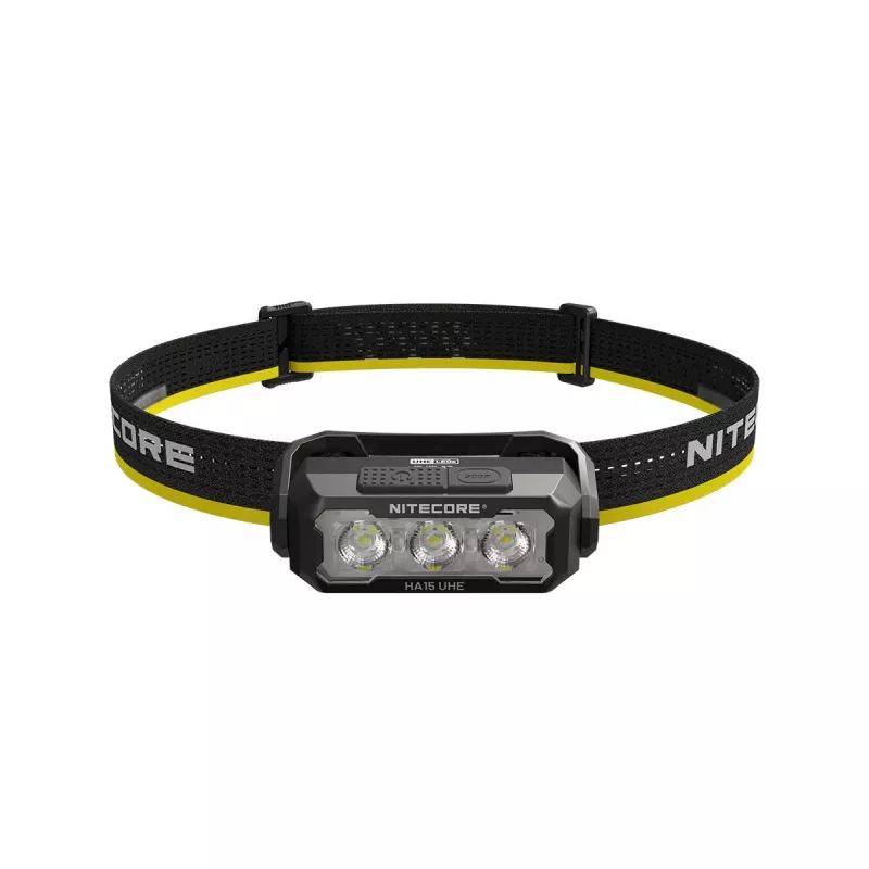 Stirnlampe Nitecore HA15 UHE – kompaktes, freihändiges Licht, max. 400 Lumen