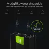 Wechselrichter Grün Cell INV10 2000 W, 12 V DC auf 230 V AC, Typ-C-Ausgang, 50 Hz, schwarz