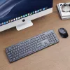 Gembird KBS-WCH-04 Drahtloses Desktop-Set (Tastatur + Maus), schwarz, US-Layout