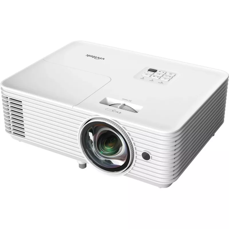 Kurzdistanzprojektor Vivitek DX335ST — 3.200 ANSI lm, WXGA 1280×800, Projektionsverhältnis 0,52:1, 16-W-Lautsprecher, HDMI 2.0