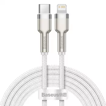 Baseus Cafule Kabel 2m Lightning auf USB C Schnellladen Datenübertragung