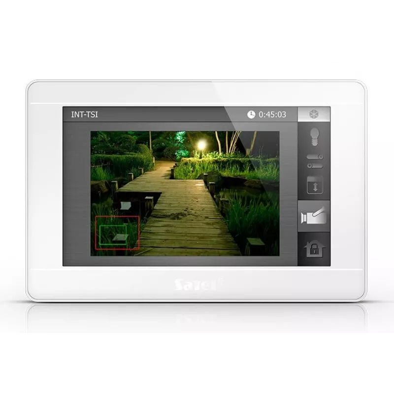 SATEL KEYPAD INT-TSI-W GRAPHIC 7 ZOLL (WEISS)
