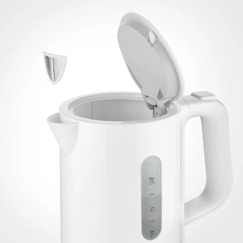 Elektrowasserkocher Severin 0,5 L 1100 W Weiß
