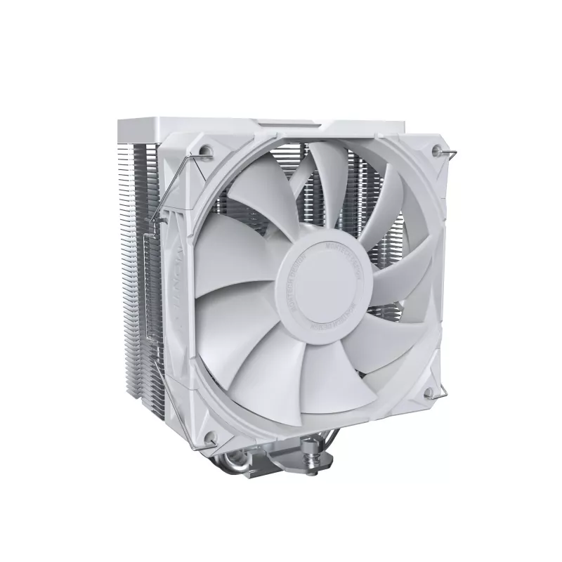 CPU-Luftkühler Montech NX400, 120-mm-Lüfter, Weiß, Maße 156×74×120 mm, TDP 270 W