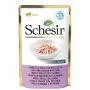 SCHESIR in Gelee Thunfisch und Huhn mit Schinken - Nassfutter für Katzen - 50 g