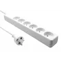 Steckdosenleiste ProXtend K6-KIT01W — 6-fach Verlängerungskabel, 1 m Kabel