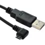 Microconnect USBABMICRO3ANG USB-Kabel USB 2.0 3 m Micro-USB B USB A Schwarz