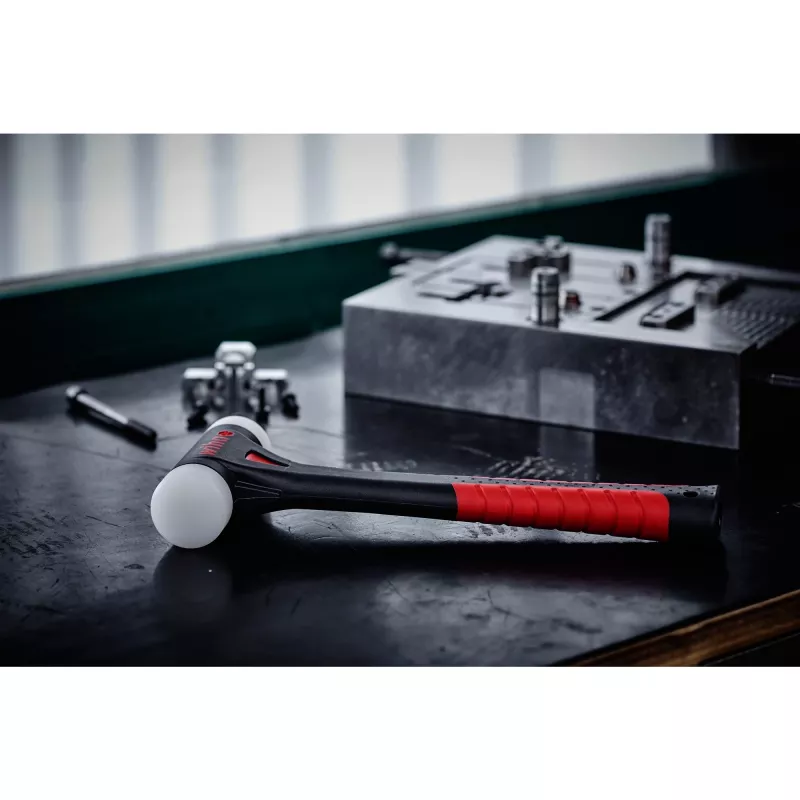 Hammer wiha Soft-face FibreBuzz rückschlagfrei sehr hart 40 mm Kopf, Modell 44598