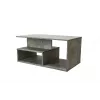 Couchtisch Top e Shop PRIMA BETON, frei geformte Platte, taupe, 900×510×430 mm, 1 Bein